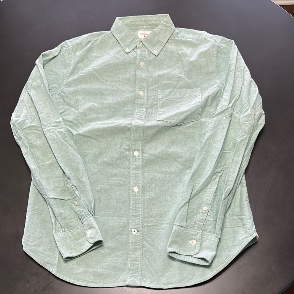 GAP Modern Oxford Green Shirt